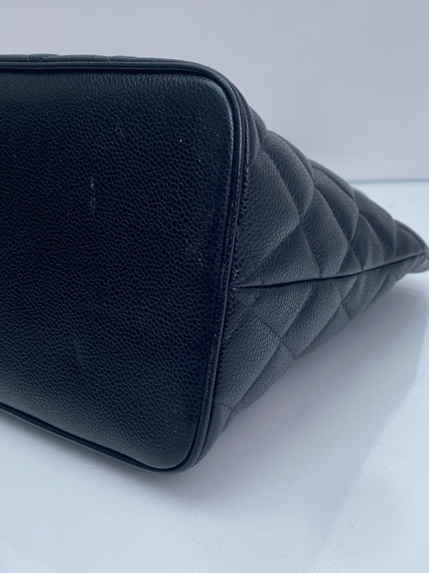 Chanel Medallion Black Caviar Medium Tote SHW