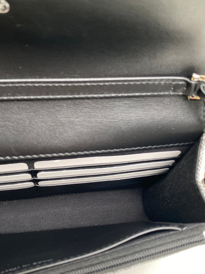 Chanel Grey & Multi Canvas CC Cloud Wallet On Chain Bag SHW