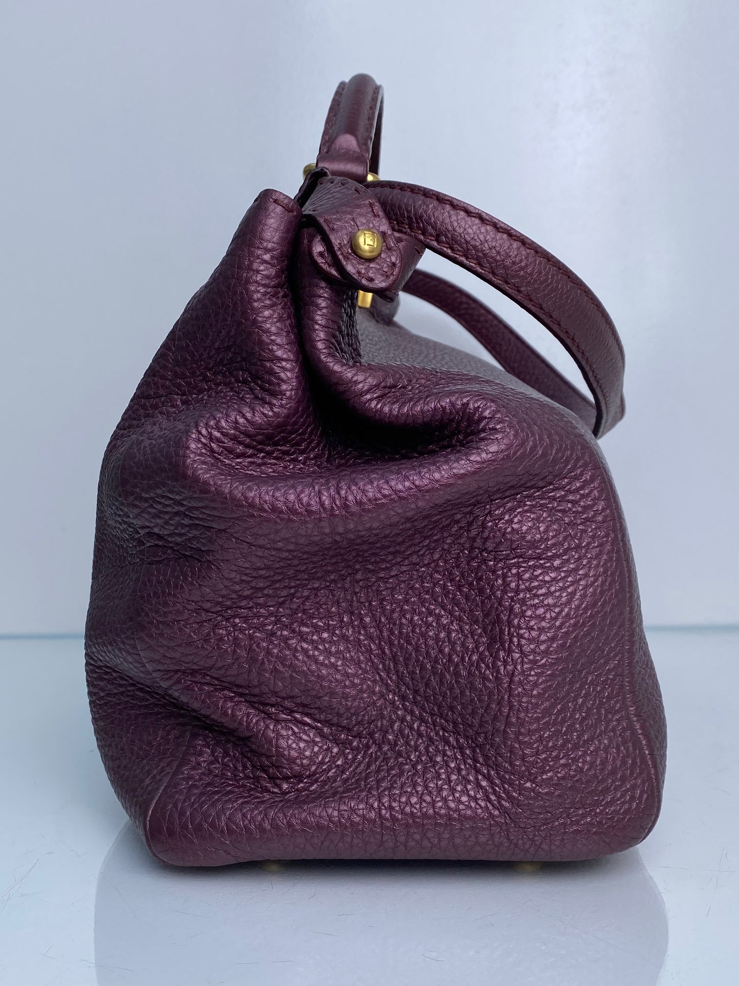 Fendi Purple XXL Peekaboo Bag GHW