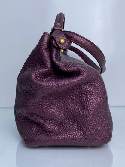 Fendi Purple XXL Peekaboo Bag GHW