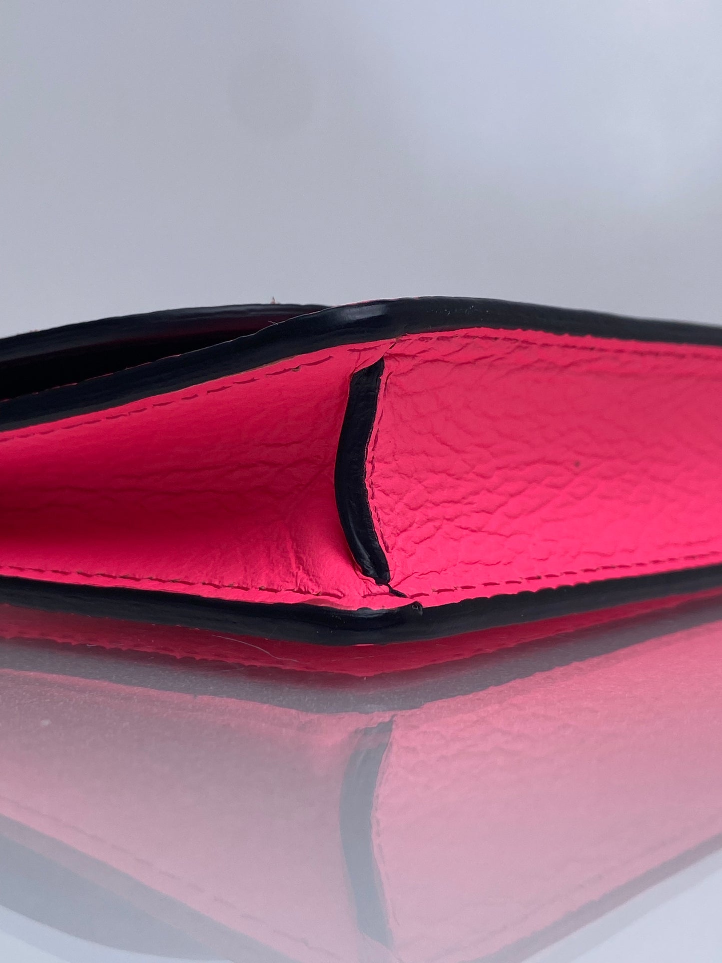 Burberry Neon Pink Logo Small Crossbody GHW