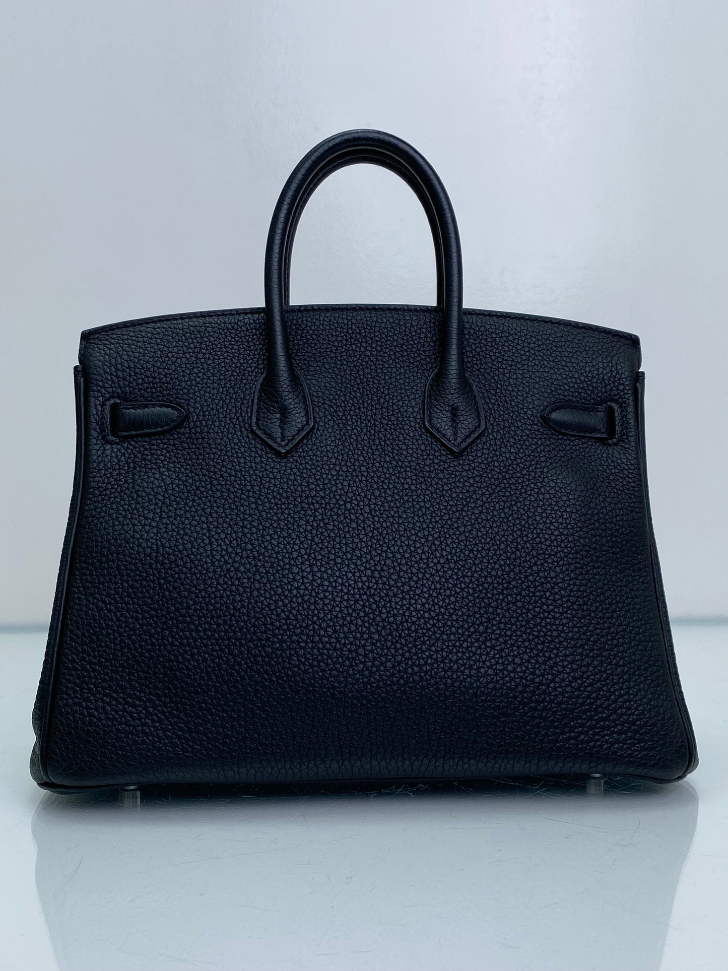 Hermes Birkin 25 Noir Togo PHW #A