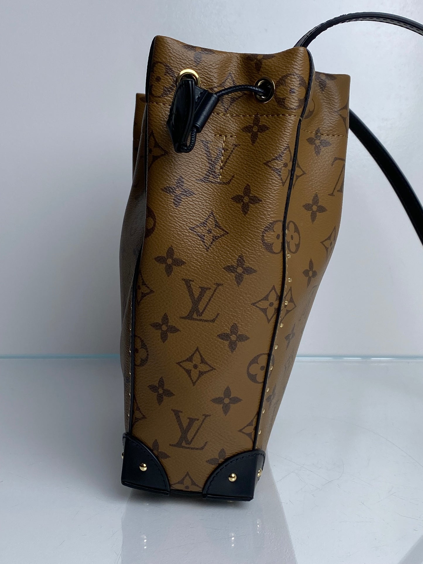 Louis Vuitton Noé Trunk PM Reverse Monogram Bag GHW