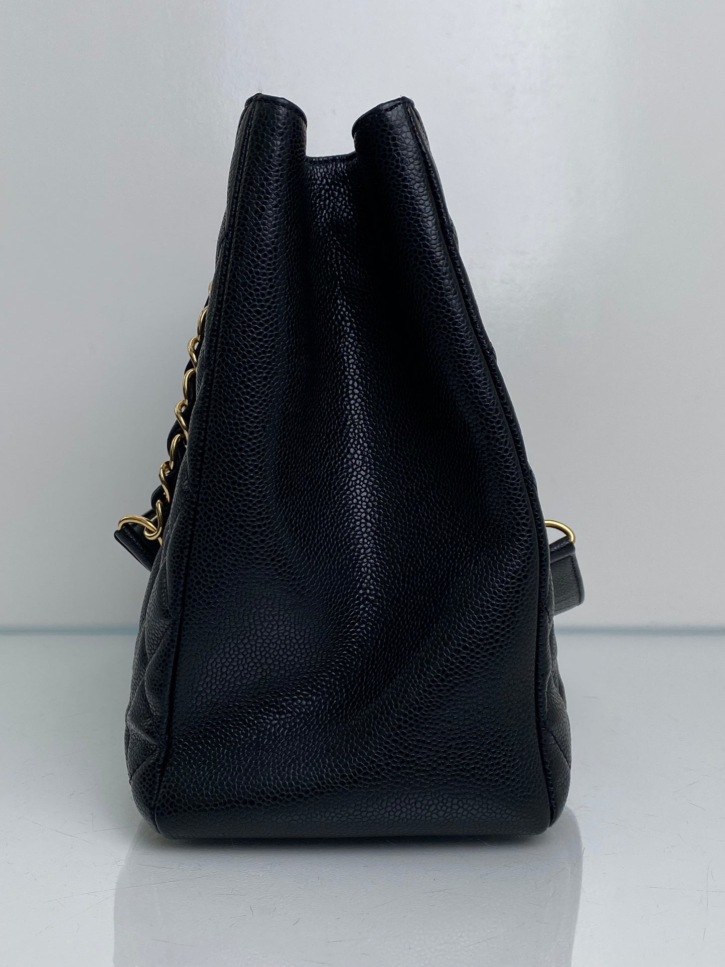 Chanel Black GST XL Caviar Bag GHW #17