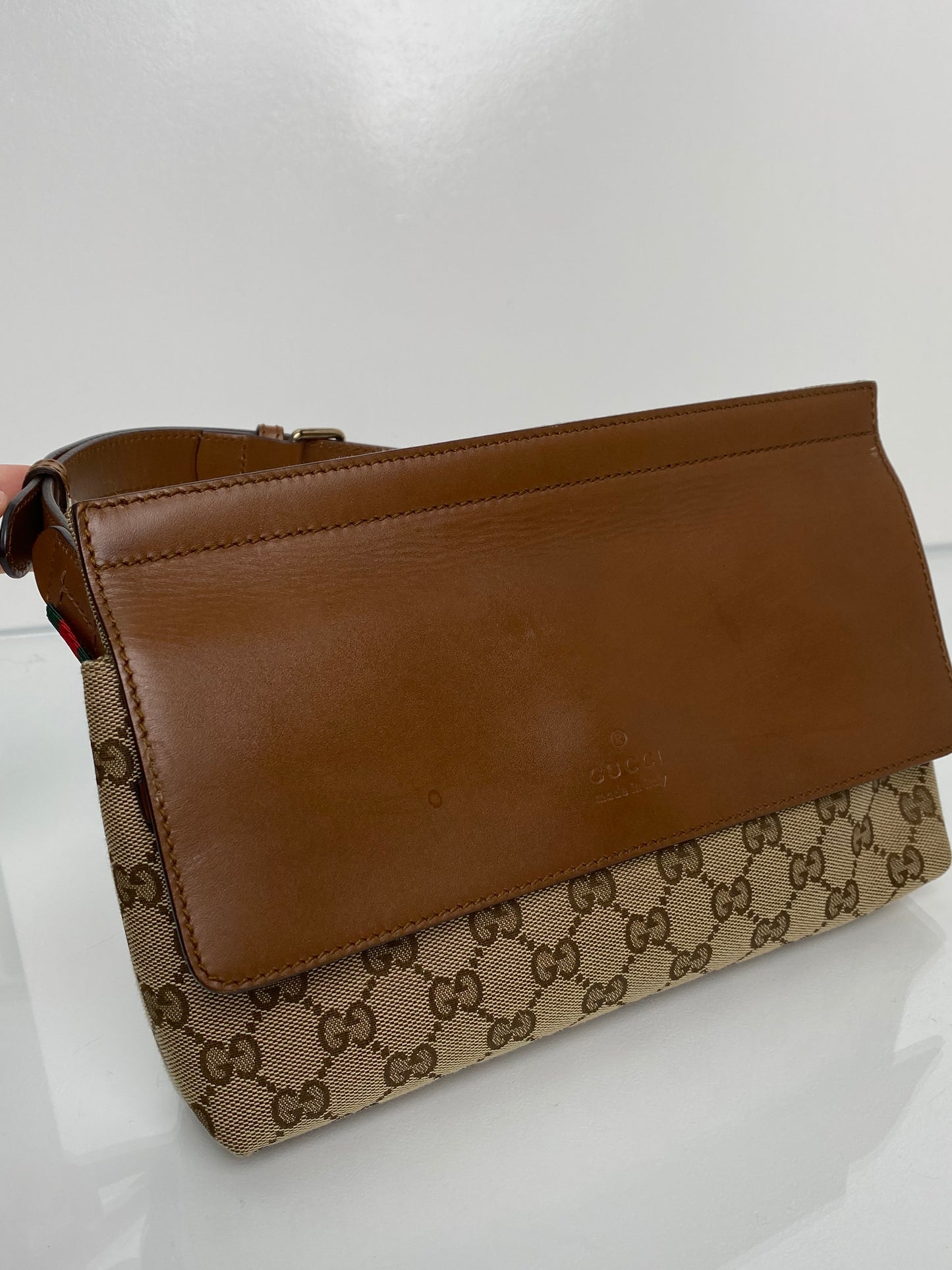 Gucci Brown Canvas Bum Bag