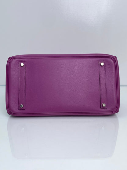 Hermes Birkin 35 Anemone Epsom PHW #I