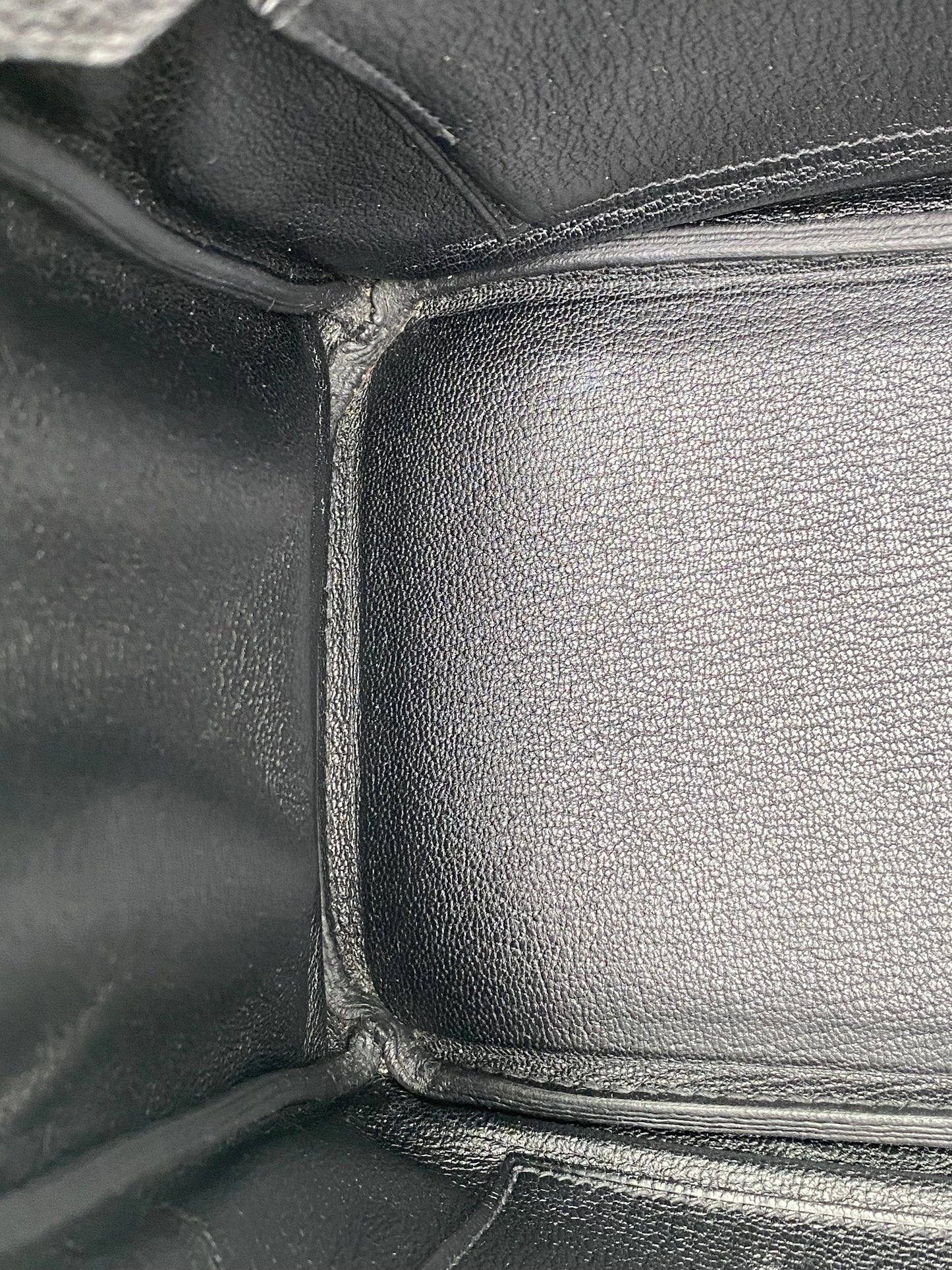 Hermes Birkin 25 Noir Togo PHW #A