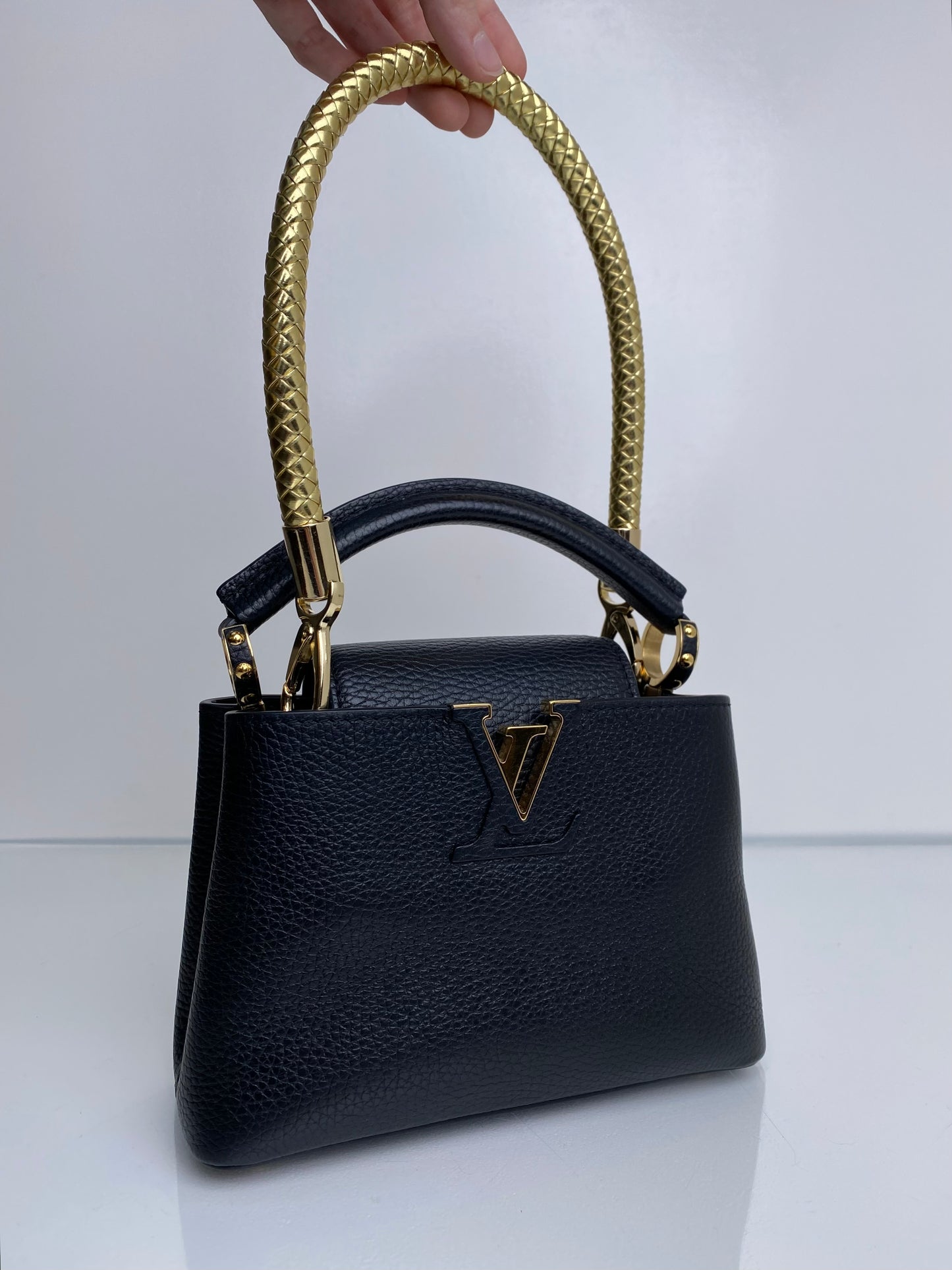 Louis Vuitton Black Mini Capucine