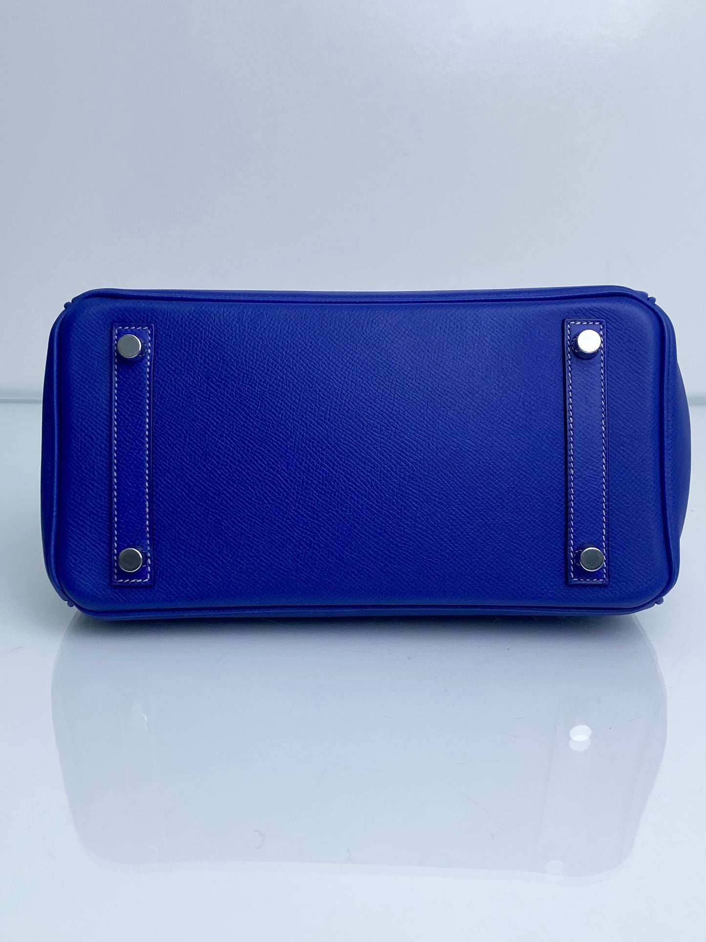 Hermes Birkin 25 Candy Blue Electric Mykonos Epsom PHW #O