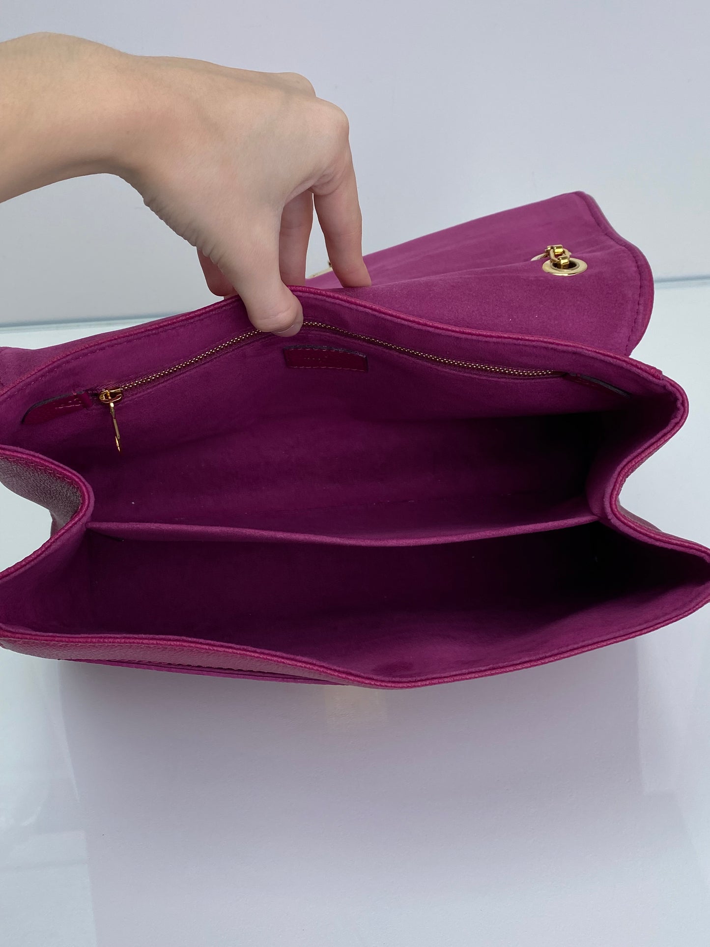Louis Vuitton Fuschia Empreinte Saint Germaine MM GHW