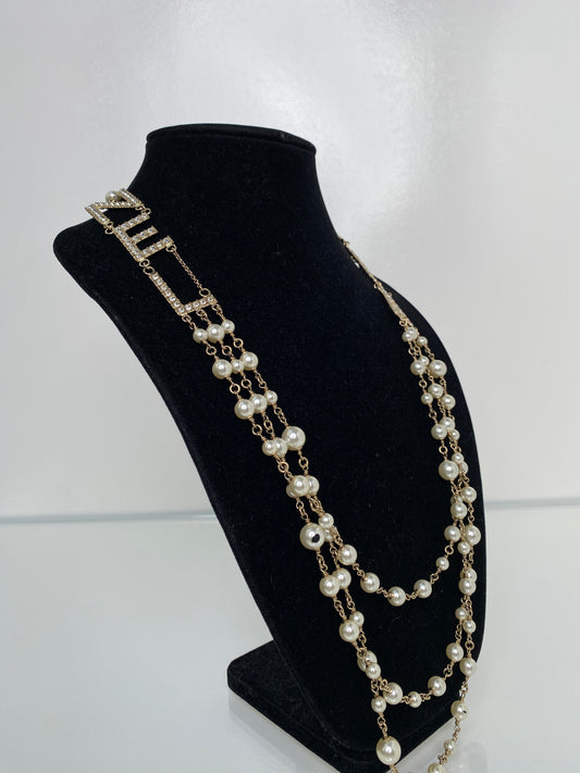 Chanel ‘Chanel’ Pearl Strand Long Necklace