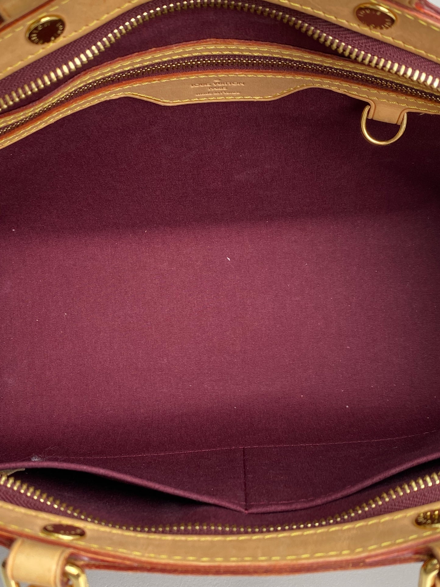 Louis Vuitton Rouge Fauviste Vernis Brea MM Bag GHW