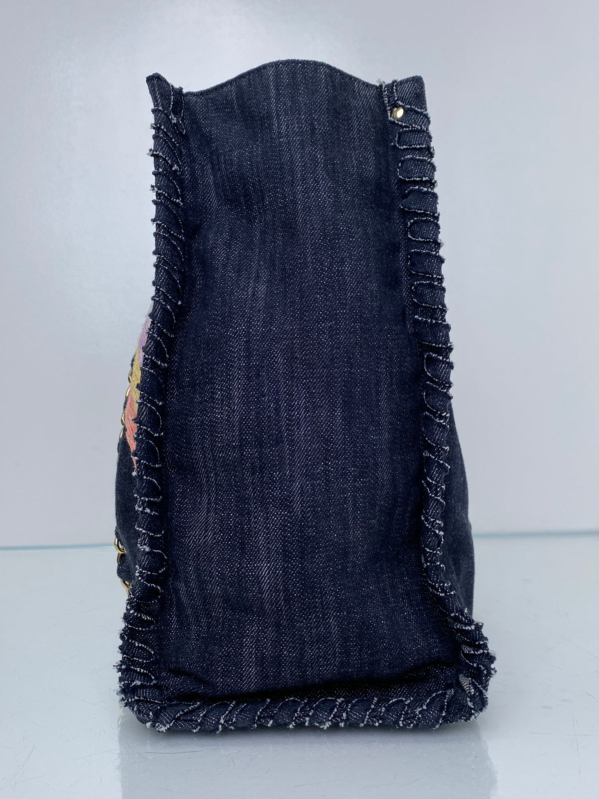 Chanel Denim & Multicolor CC Night Flight Tote Bag GHW