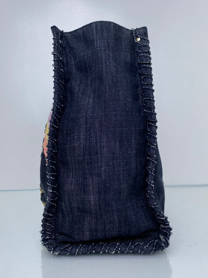 Chanel Denim & Multicolor CC Night Flight Tote Bag GHW