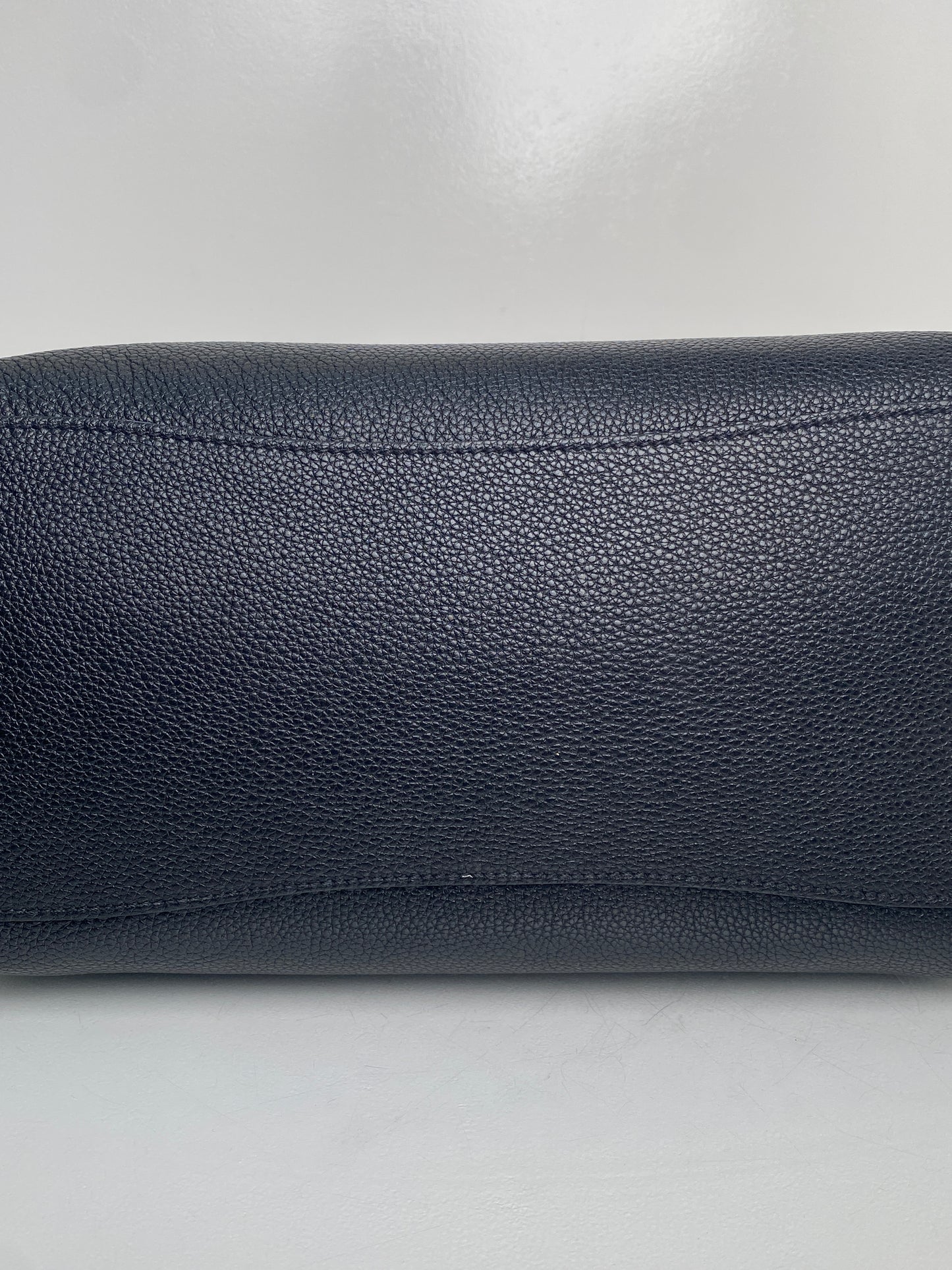 Prada Vitello Phenix Black Leather Hobo GHW