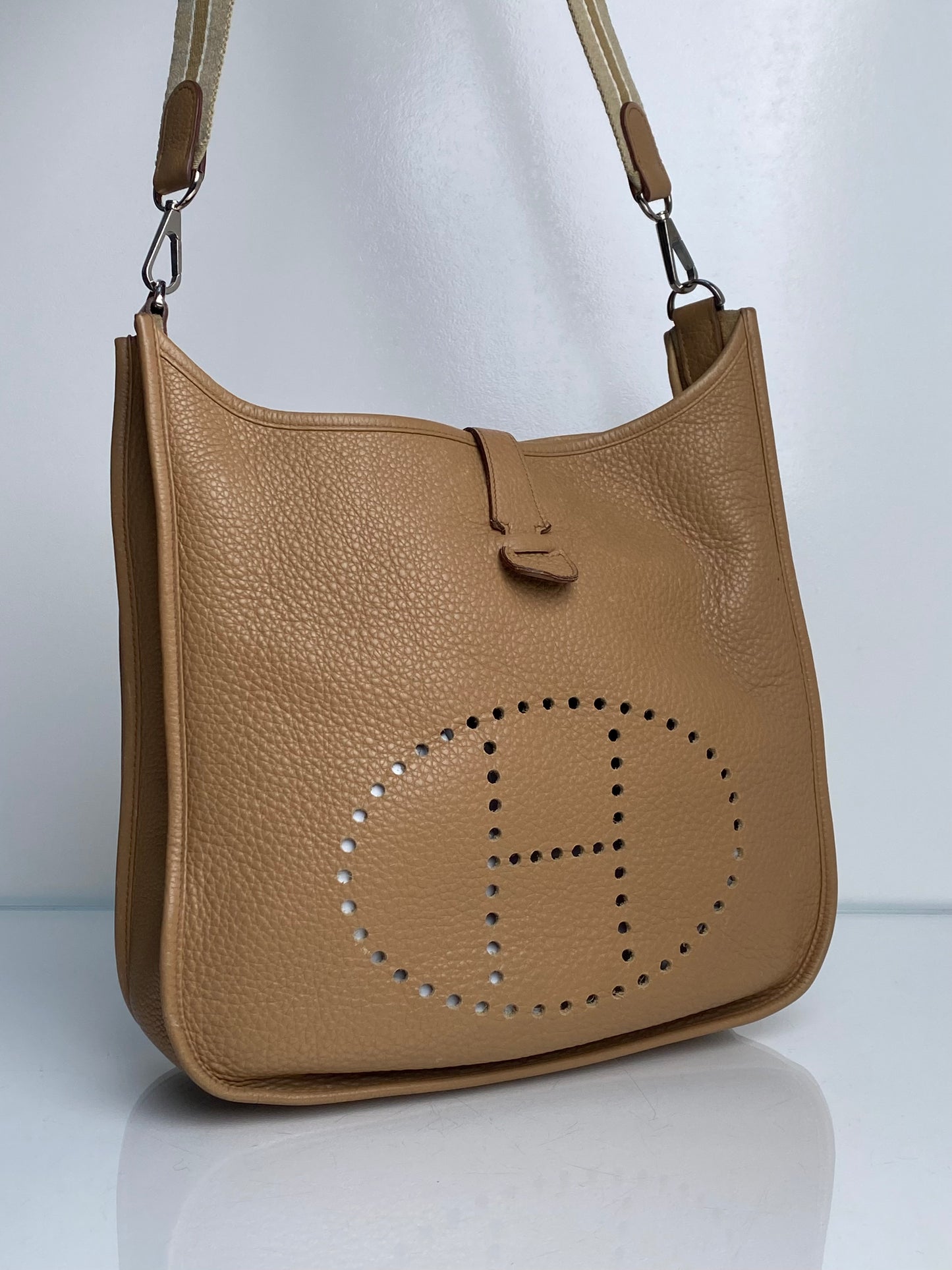 Hermes Evelyne GM Biscuit PHW