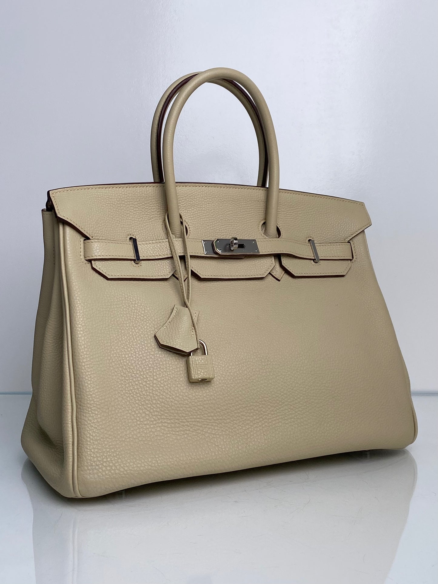 Hermes Birkin 35 Parchemin Togo PHW #K