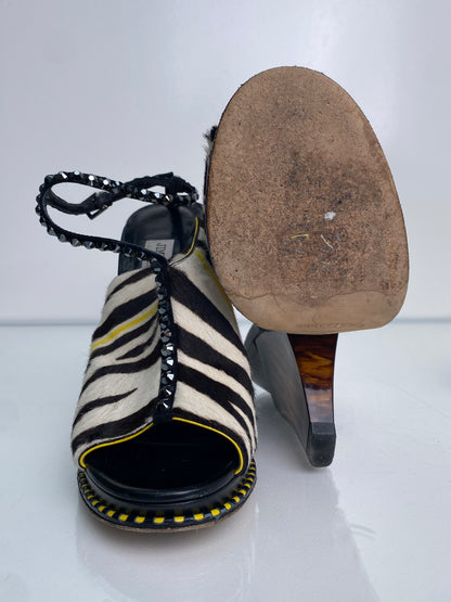 Jimmy Choo Zebra / Beaded Heels, 40