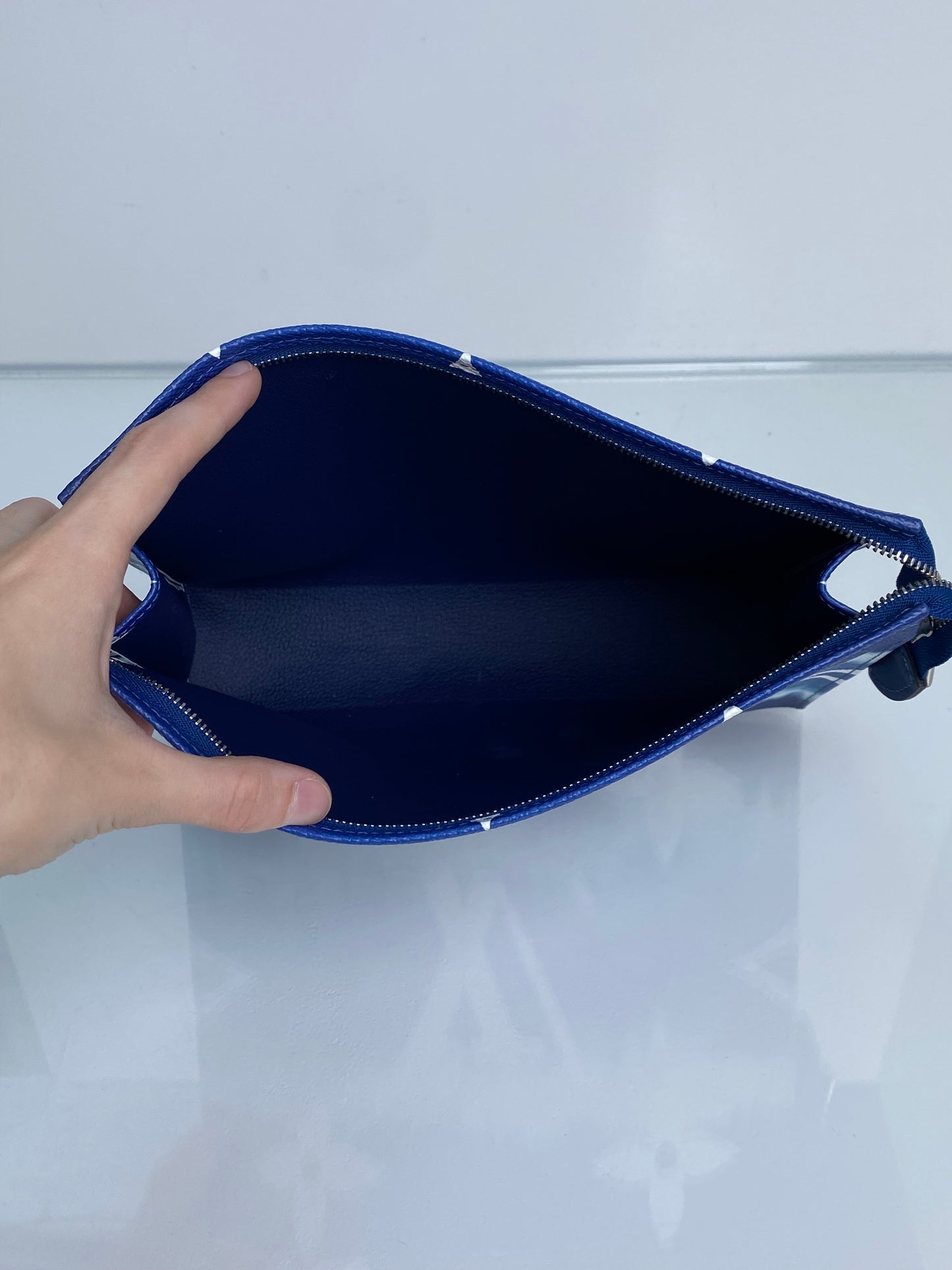 Louis Vuitton Blue Giant Monogram Escale Toiletry Pouch 26 SHW