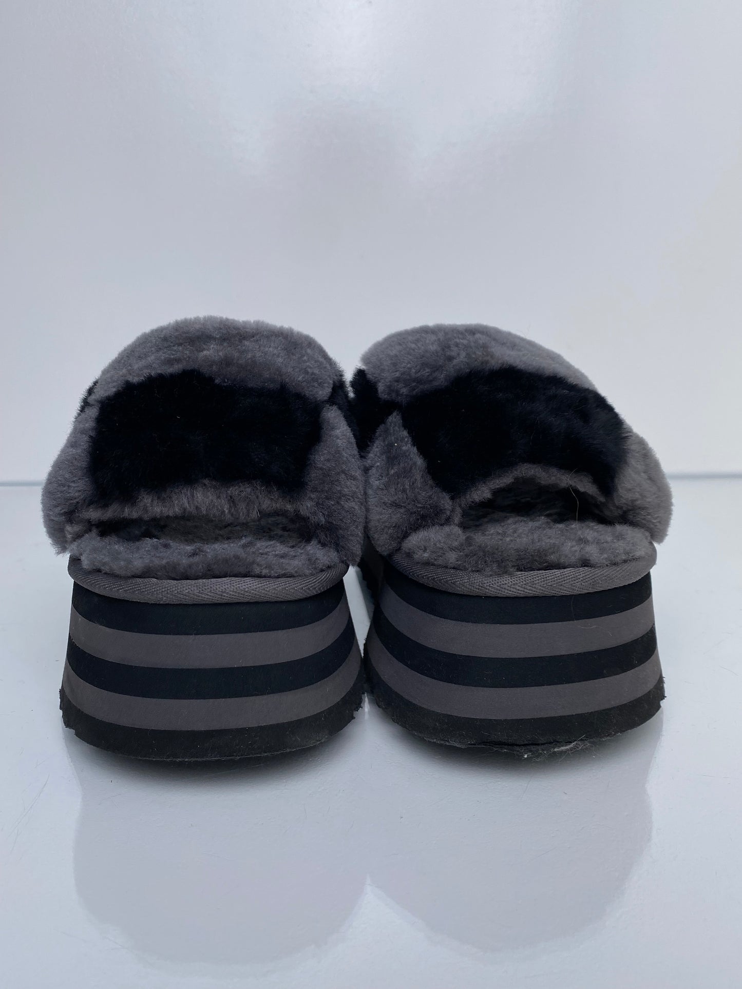 Ugg Grey/Black Checker Slippers, 39