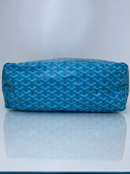 Goyard Turquoise / Pink Butterfly St. Louis PM Tote Bag