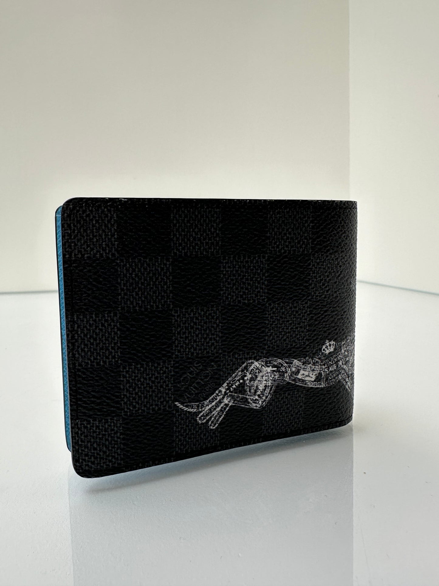 Louis Vuitton Damier Graphite Blue Elephant Bifold