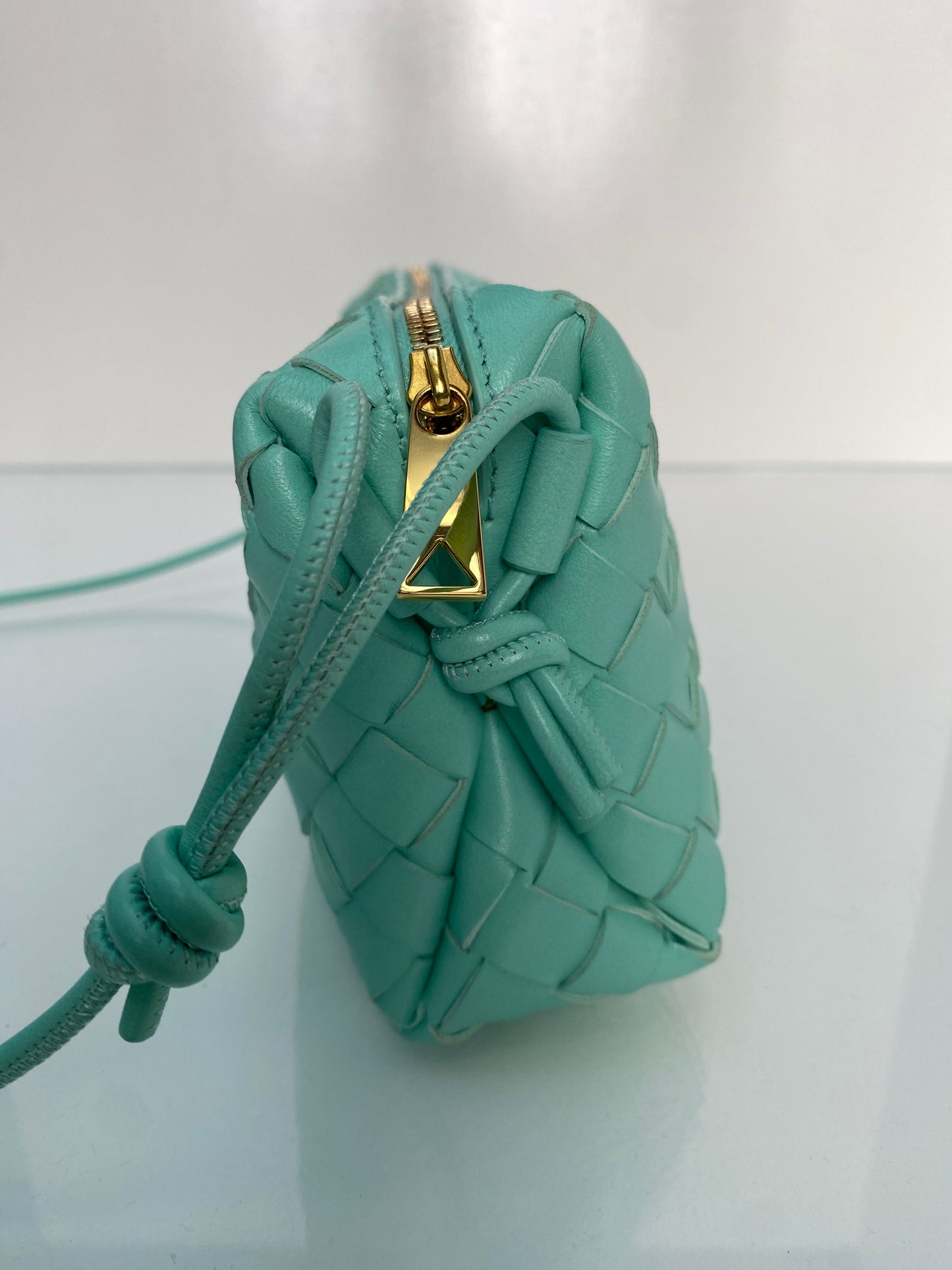 Bottega Veneta Blue Candy Loop Bag