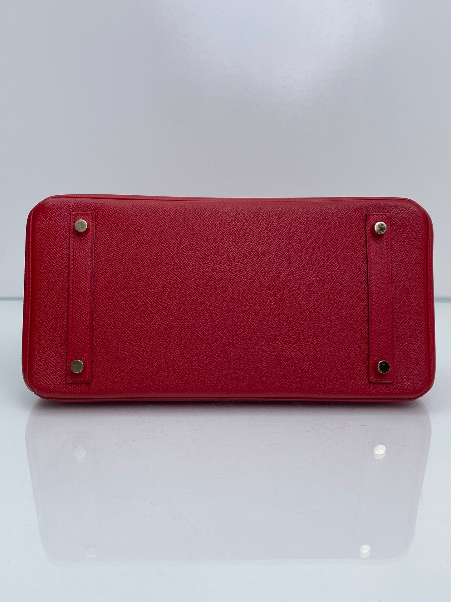 Hermes Birkin 30 Rouge Casaque Epsom GHW #A