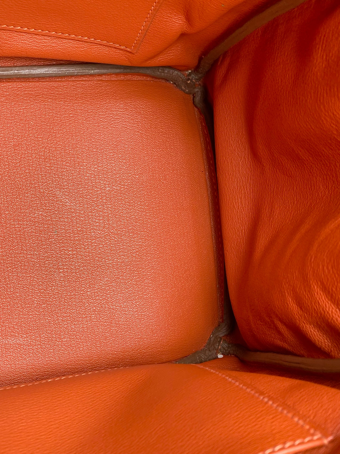 Hermes Birkin 35 Orange Matte Niloticus Croc GHW #O