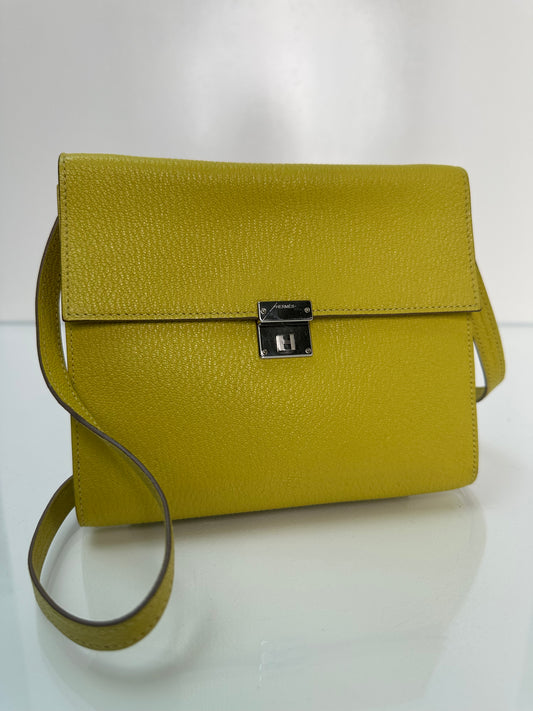 Hermes Clic 16 Lime Chèvre PHW