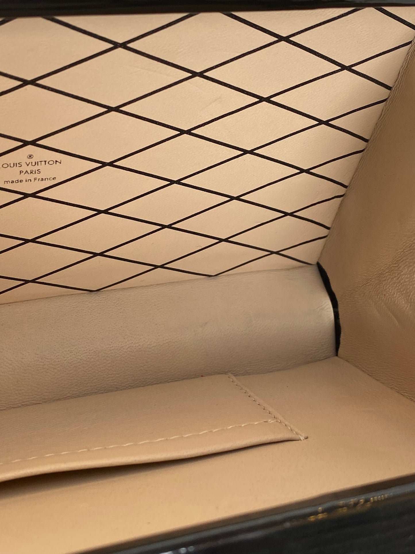 Louis Vuitton Red Epi and Black Petite Malle Trunk Crossbody Bag GHW