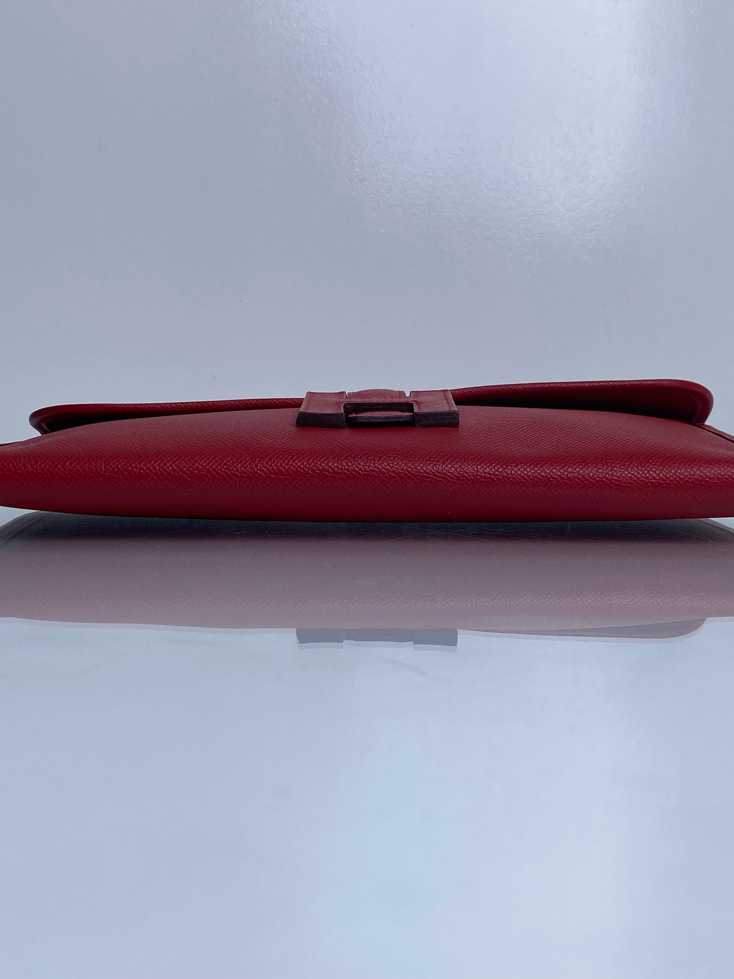 Hermes Jige 25 Rouge Casaque Epsom