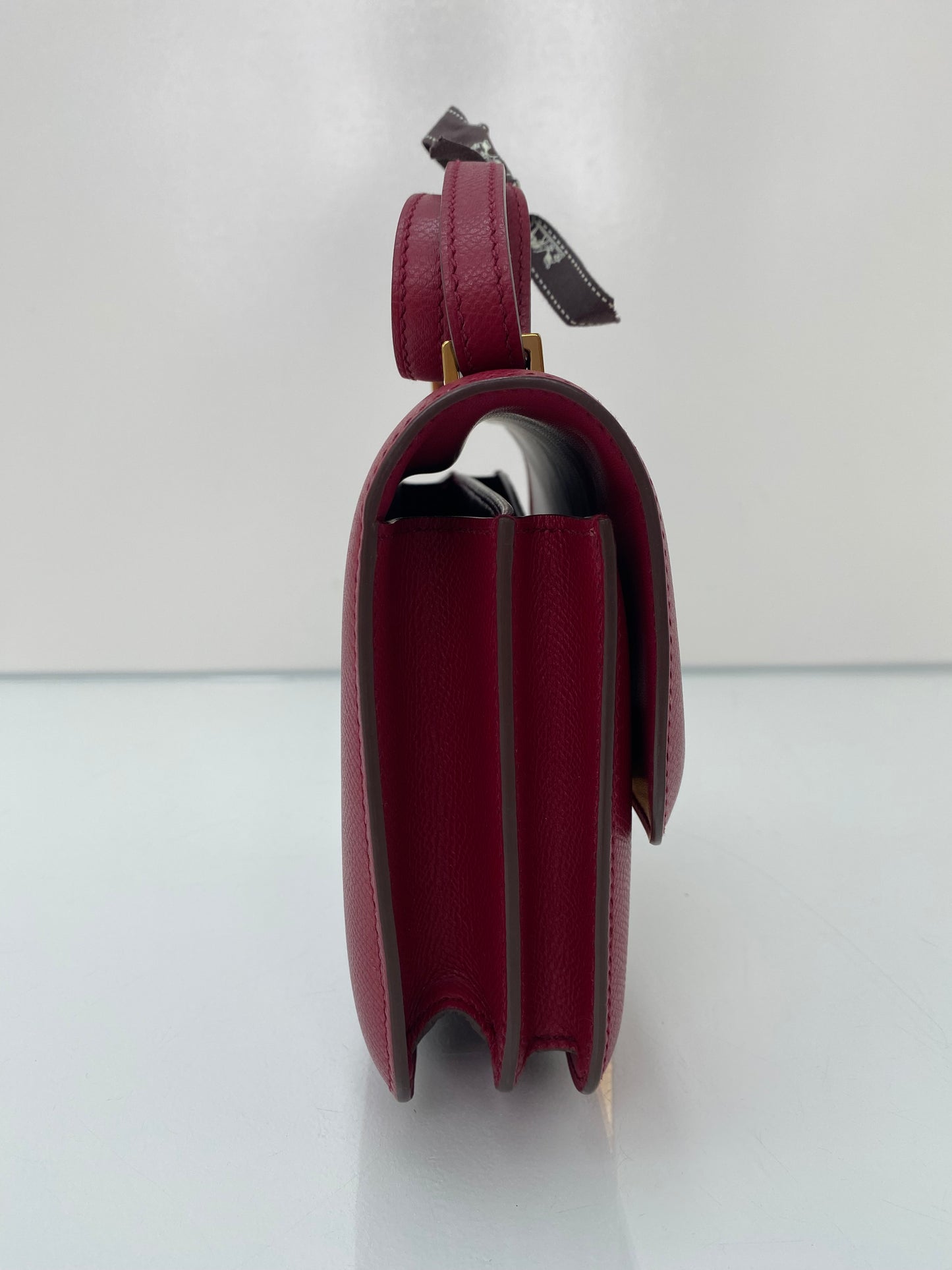 Hermes Christine Bordeaux Cornelian Togo PHW