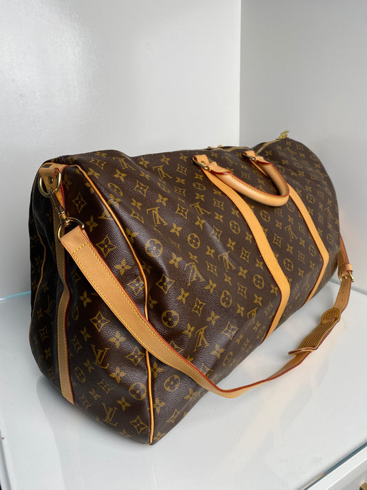 Louis Vuitton Monogram Keepall Bandouliere 60