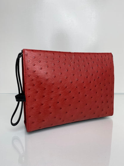 Cape Cobra Red & Black Exotic Wristlet