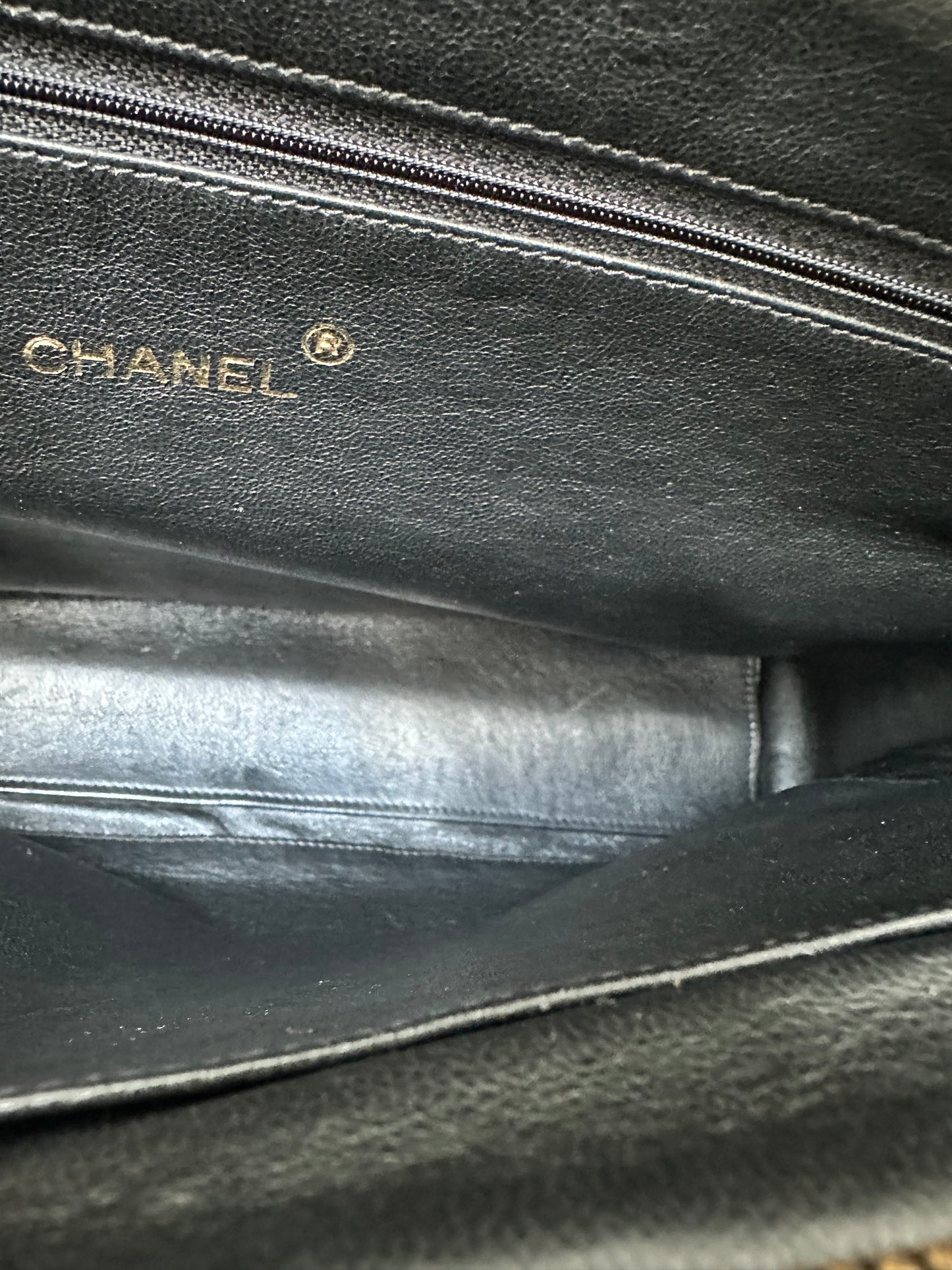 Chanel Black Shiny Crocodile Tote Bag GHW