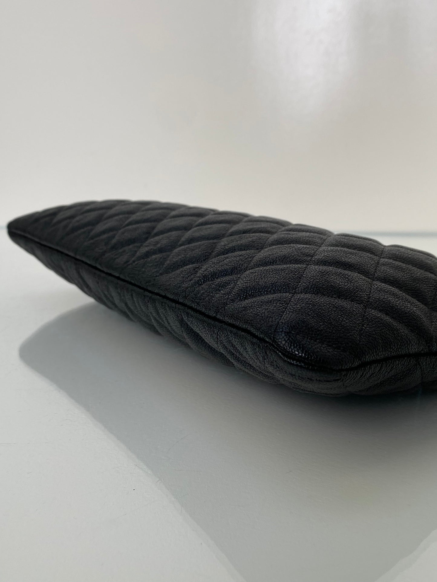 Chanel Black Boy Large O Pouch Bag GHW