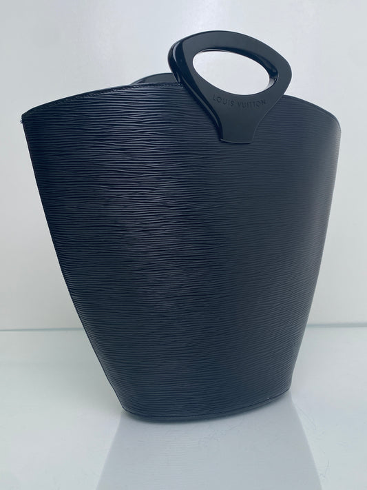 Louis Vuitton Black Epi Bucket Tote Bag