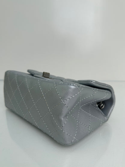 Chanel Silver Re-issue Small Flap Bag SHW