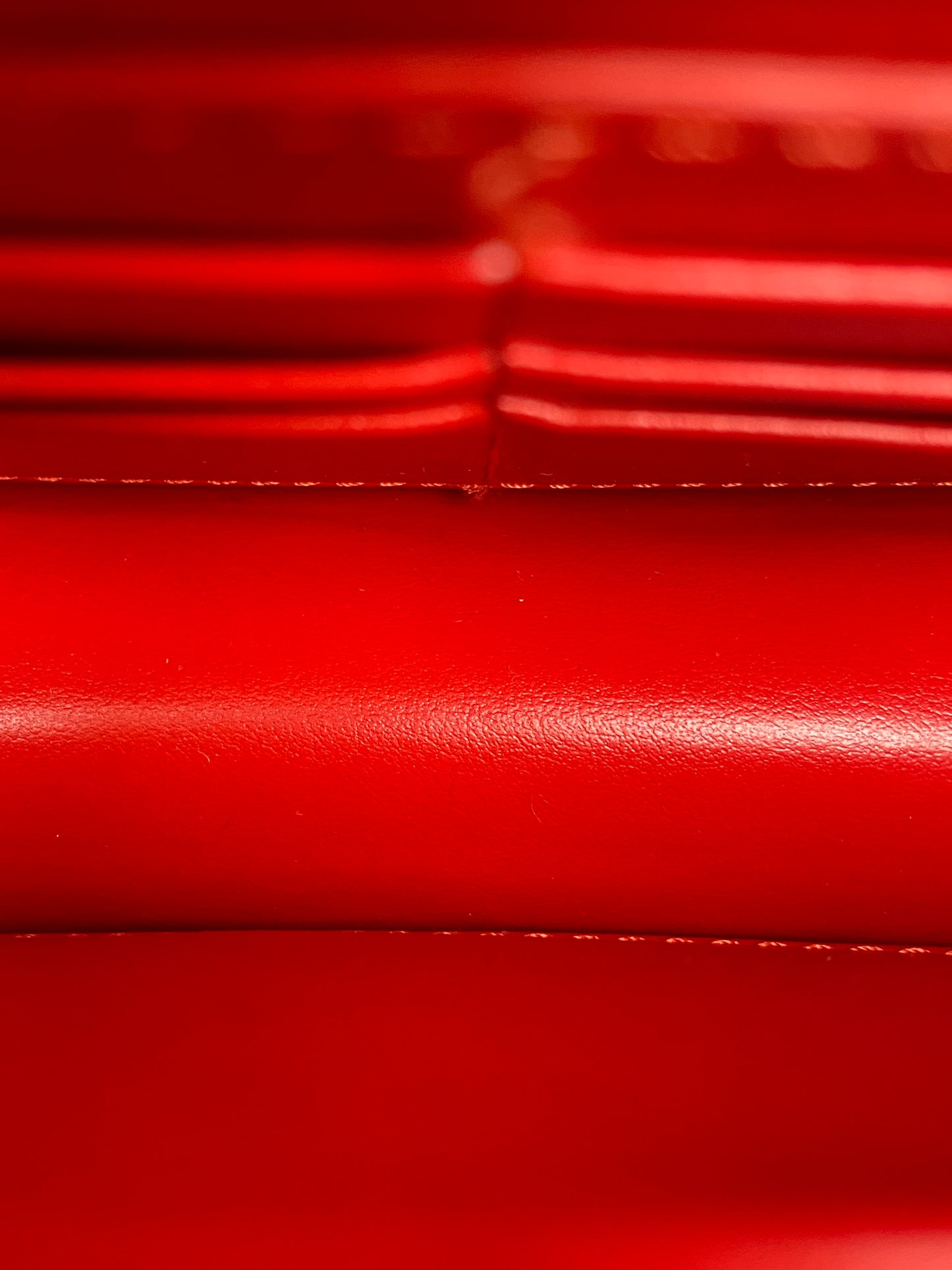Christian Louboutin Red Elisa Baguette SHW