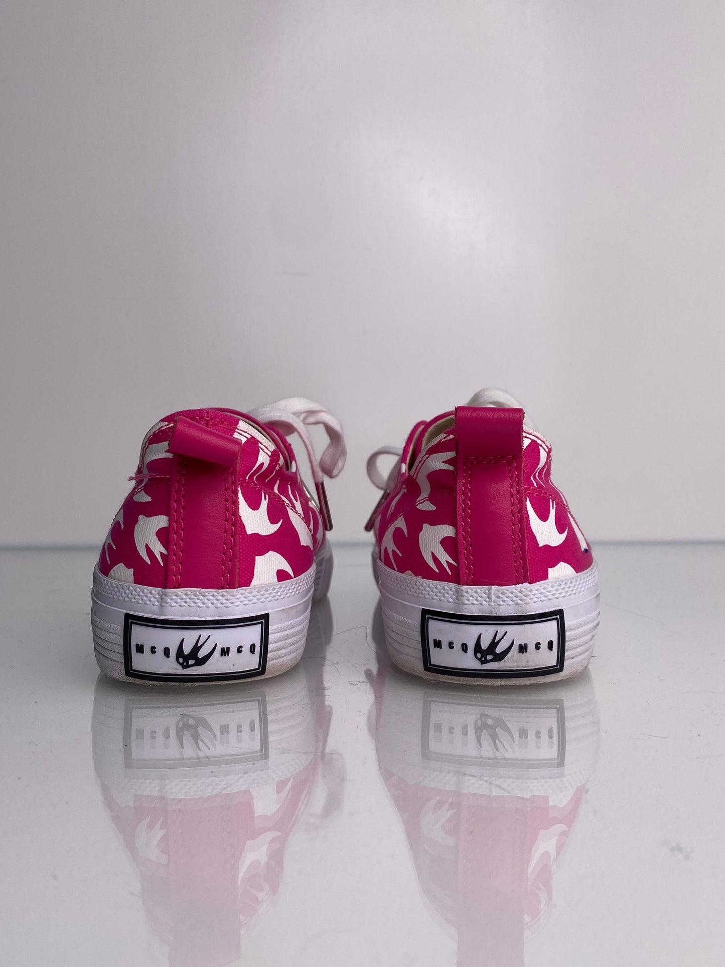 McQ Pink Bird Sneakers, 39