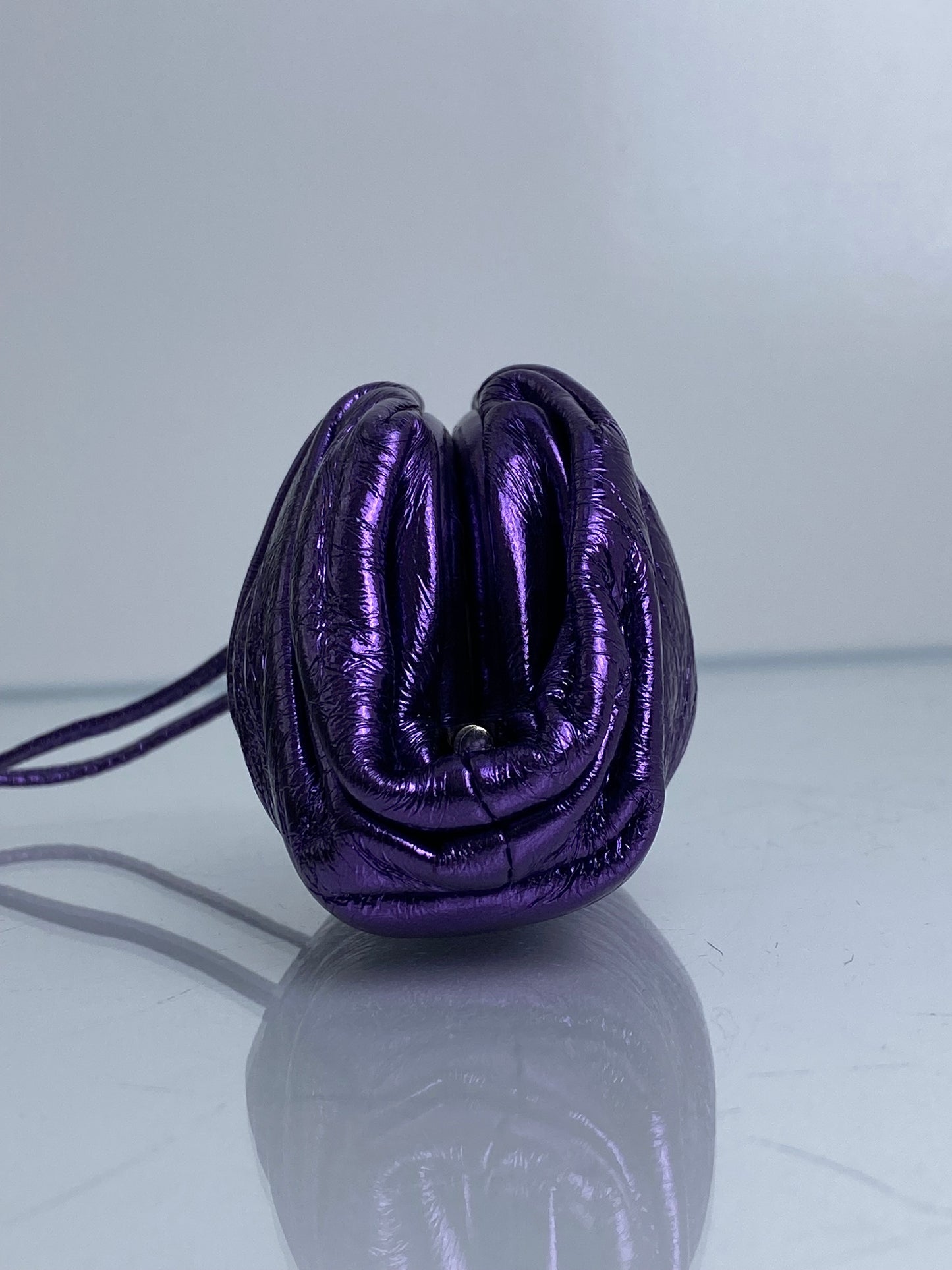 Bottega Veneta Mini Coin Pouch Purple