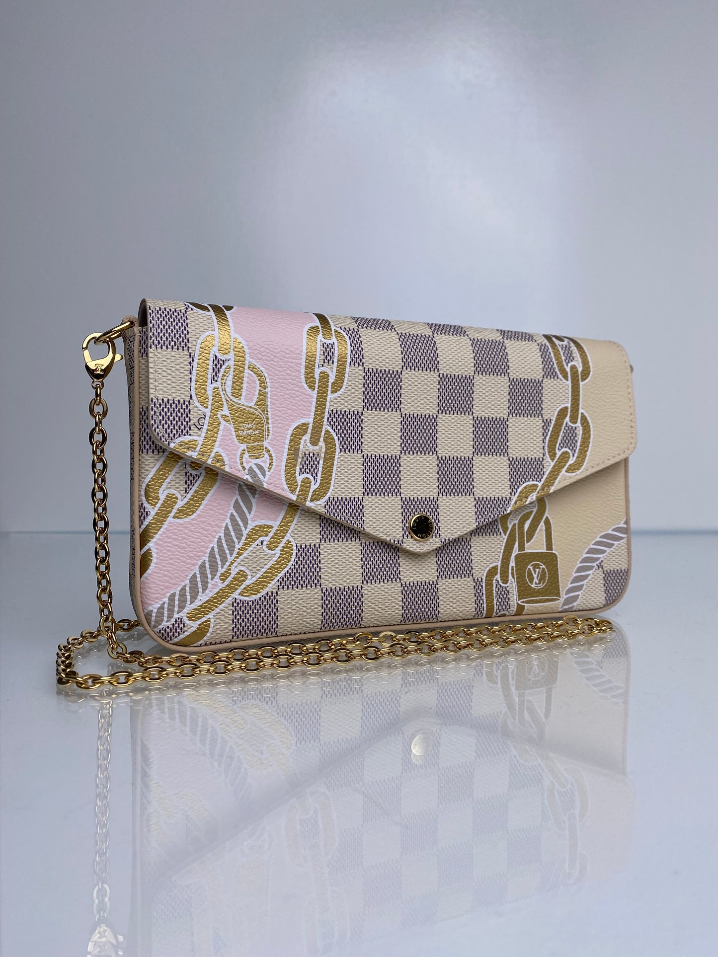 Louis Vuitton Damier Azur Nautical Felecie