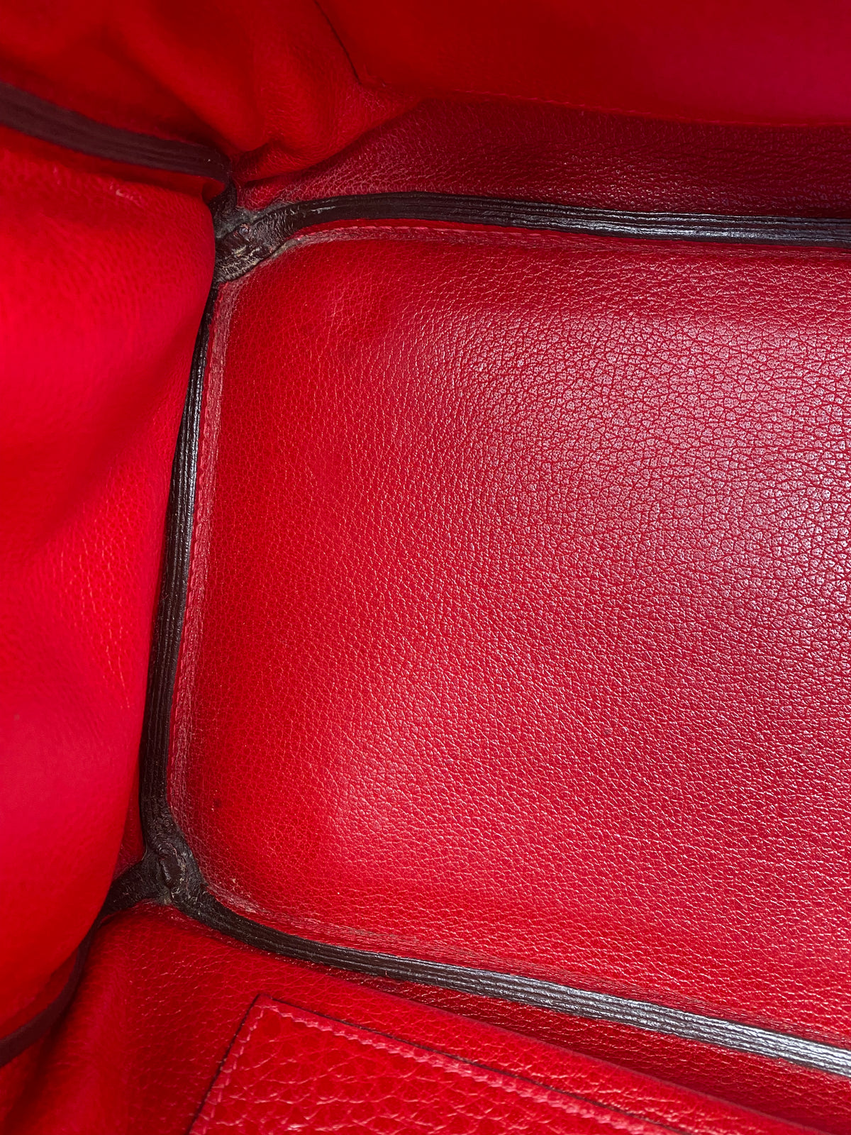 Hermes Birkin 35 Rouge Togo GHW #I