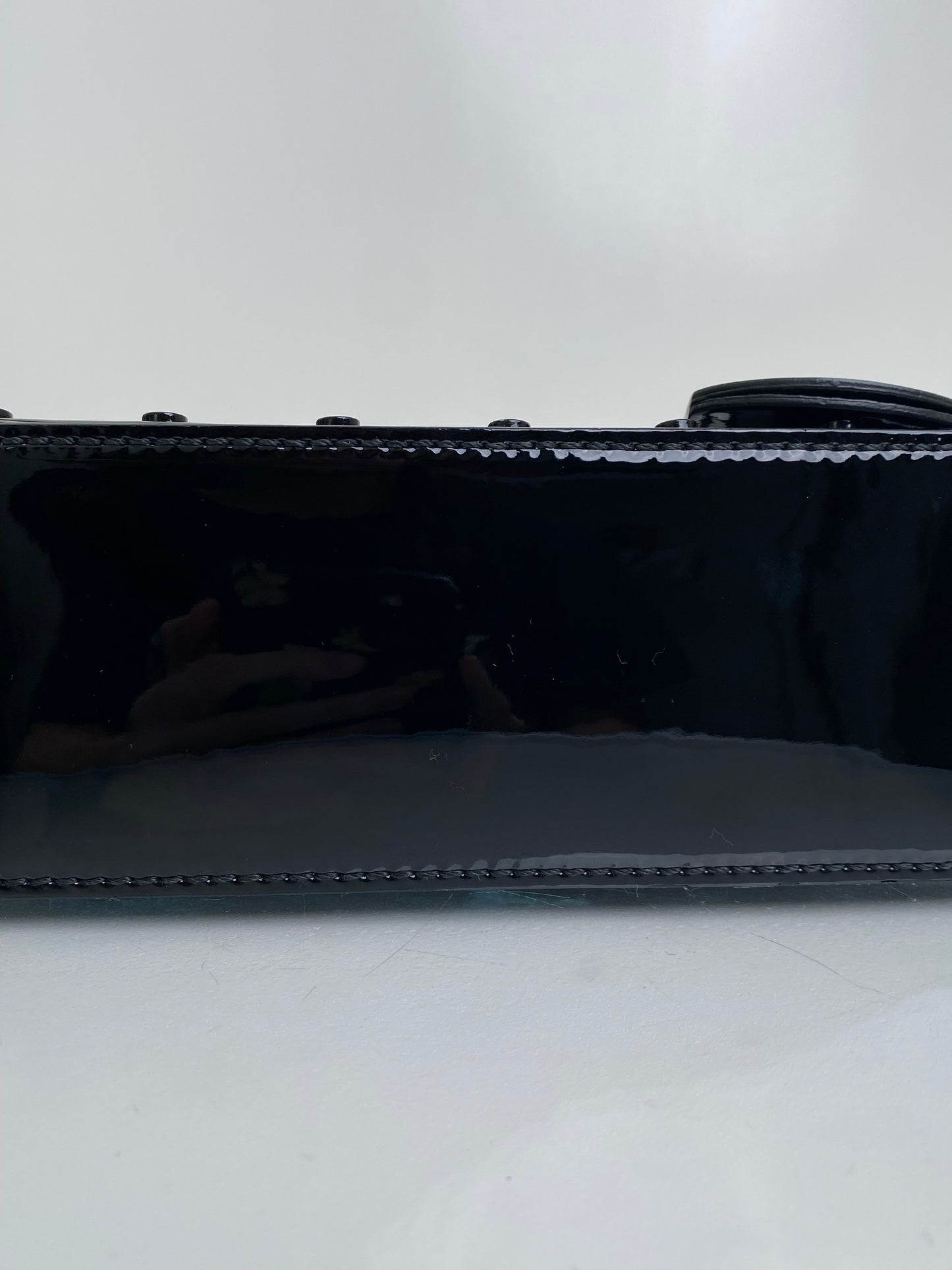 Balmain Black B-Buzz Dynasty Patent Leather BHW
