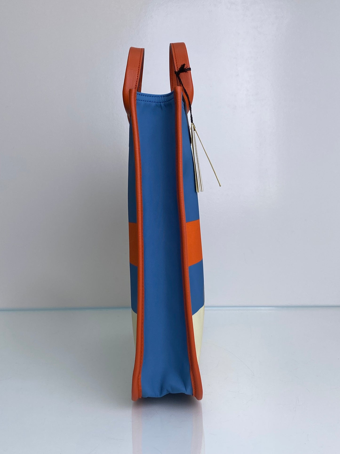 Gucci Blue, Orange, & Cream Tote Bag
