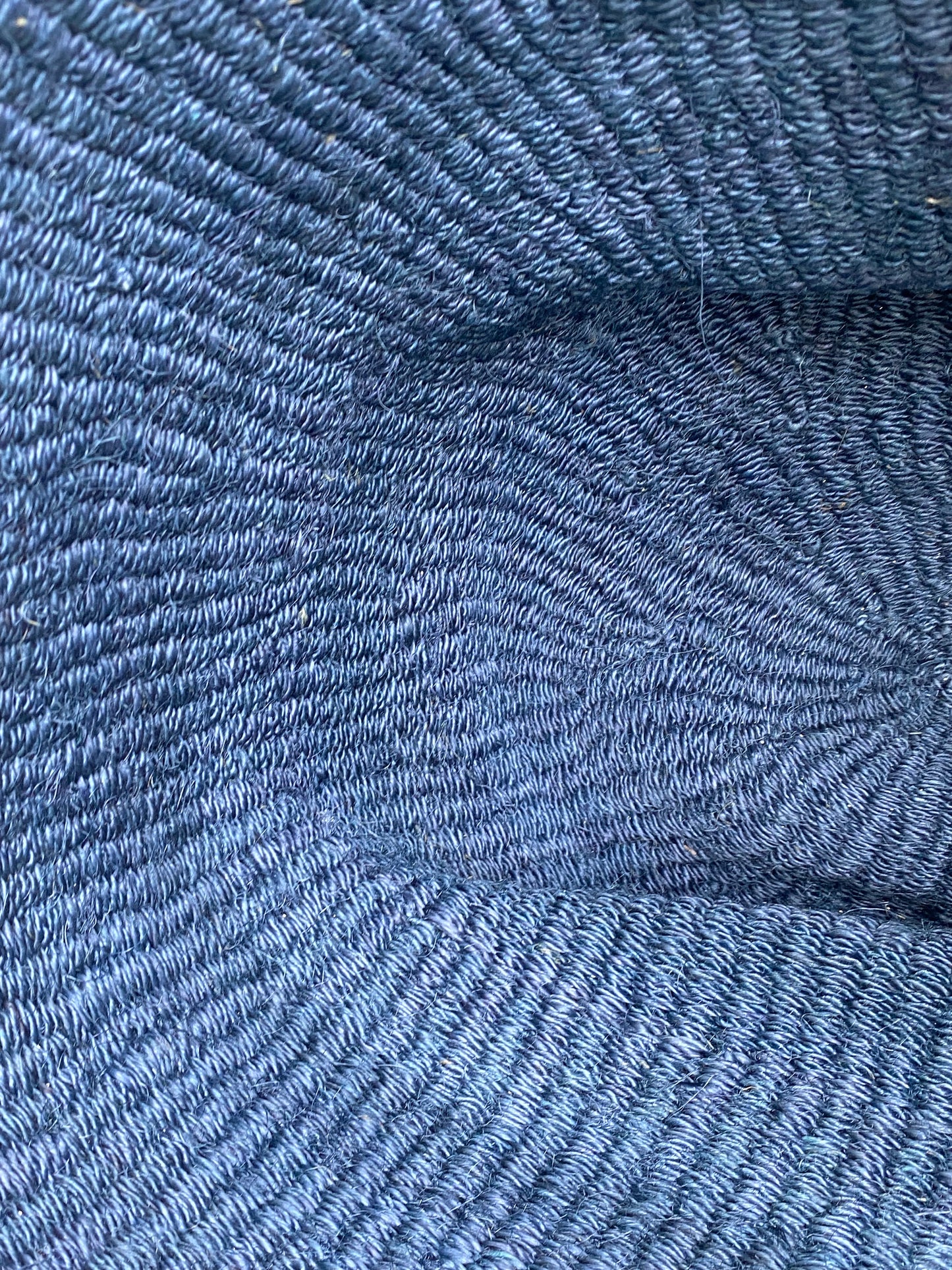 Saint Laurent Blue Panier Raffia Tote Bag GHW