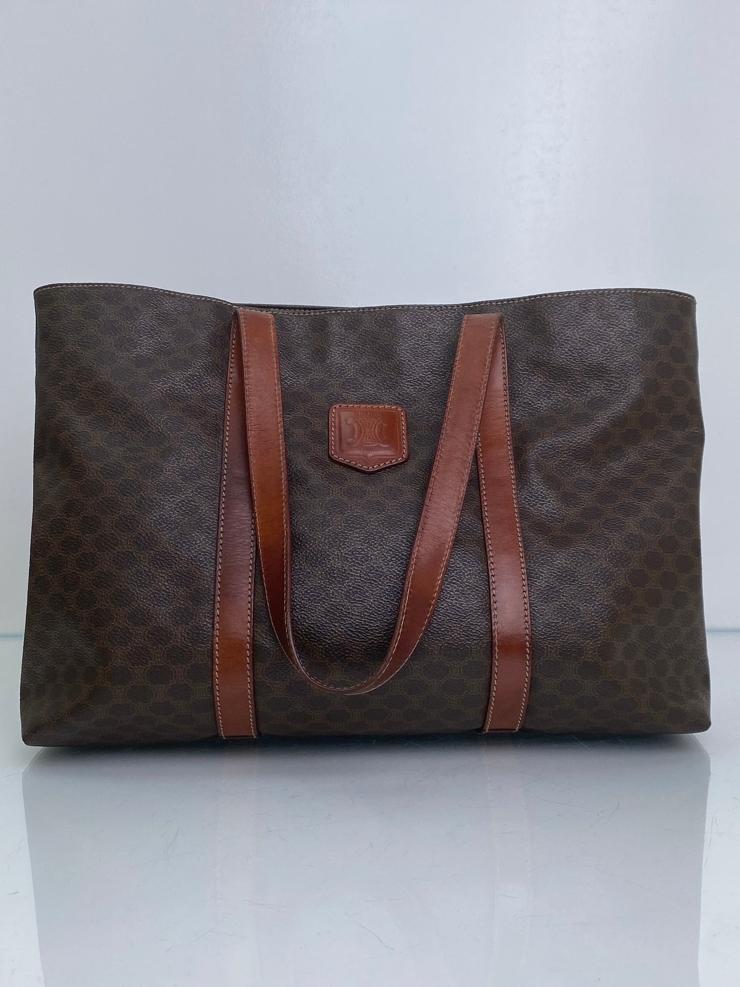 Celine Vintage Small Logo Tote Bag
