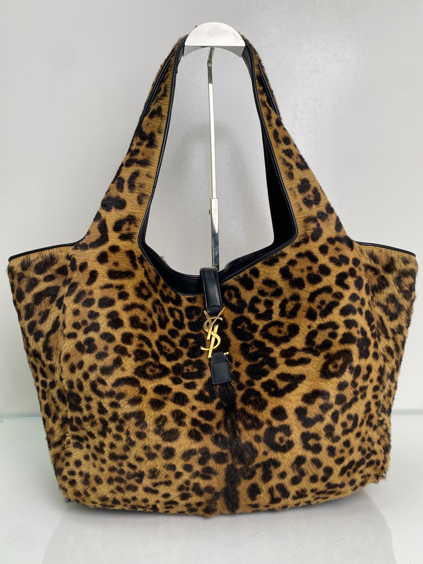 Saint Laurent Le 5 a 7 Bea Bag Pony Hair GHW