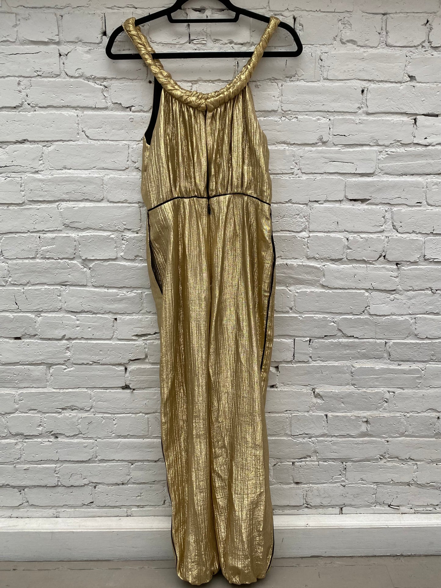 Fendi Gold Metallic Jumpsuit, 40